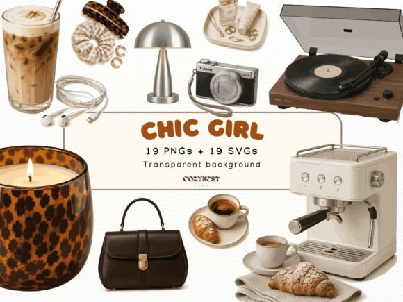 Chic Girl Aesthetic Clipart, Luxury PNG: A Design Resource Evaluation