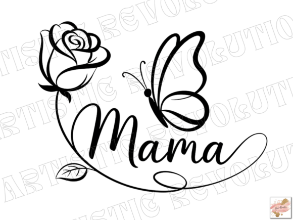 Elevating Brand Identity with the Cute Floral Mama Mom Png Rose Butterfly: A Strategic Asset for Modern Creators