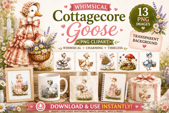 Embracing the Whimsical Cottagecore Goose PNG: A Strategic Asset for Modern Digital Creators