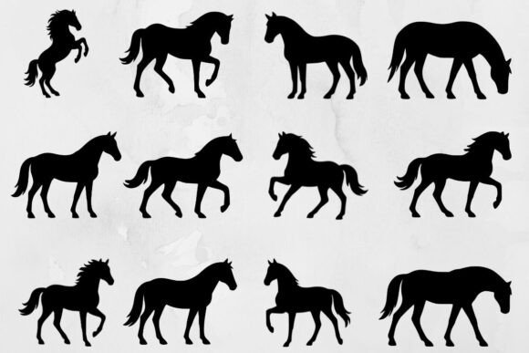 Horse Silhouette SVG for Crafters