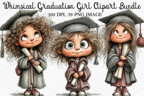 Whimsical Graduation Girl Clipart Bundle: A Creative Guide for Celebrating Milestones